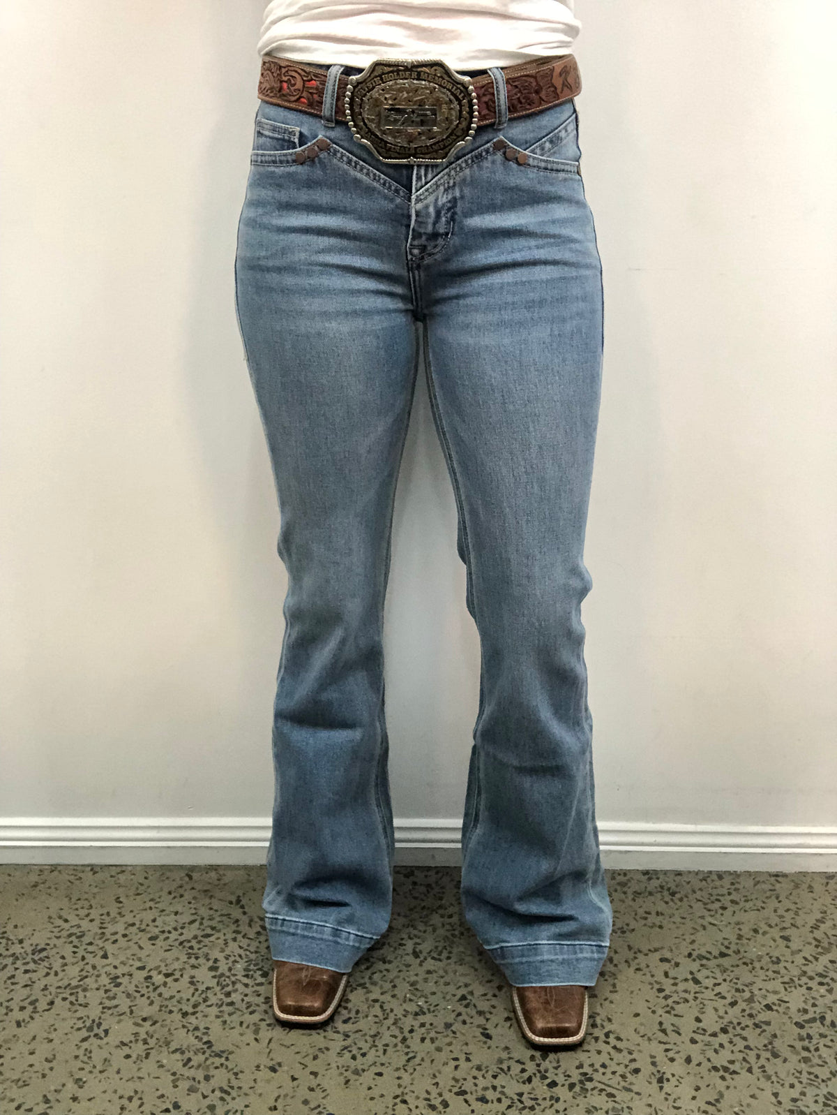 Rock Roll Cowgirl Jeans RRWD5HR0G5 High Rise Trouser Katie B
