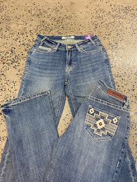 Rock & Roll Cowgirl Jeans - RRWD4MR0XR - Mid Rise Bootcut