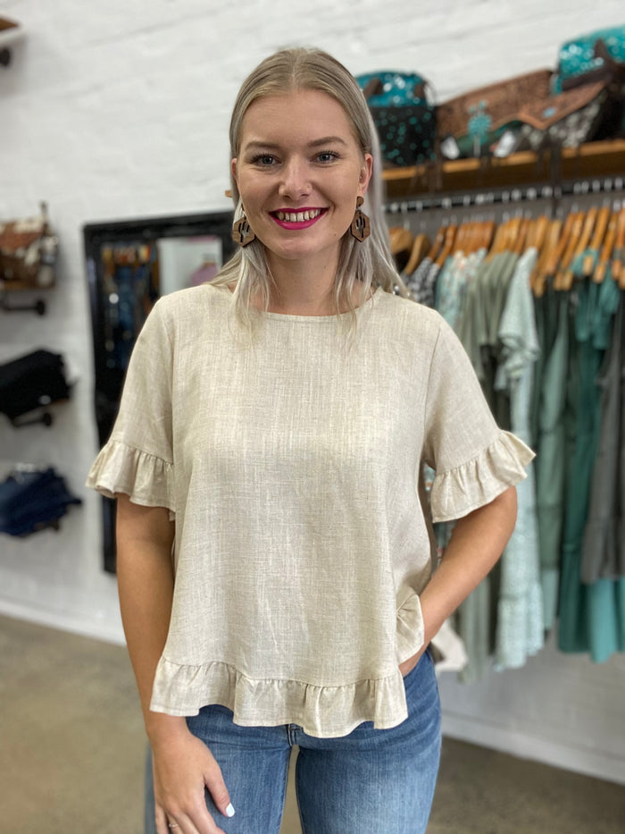 Priscilla Top - Beige