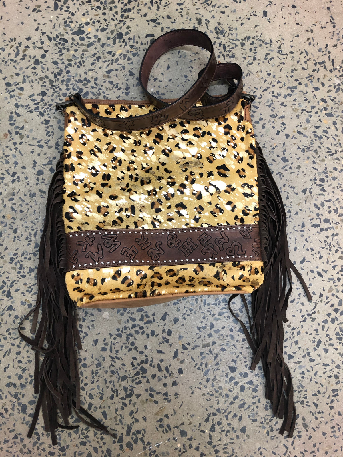 Zara - Cowhide and Leather Handbag