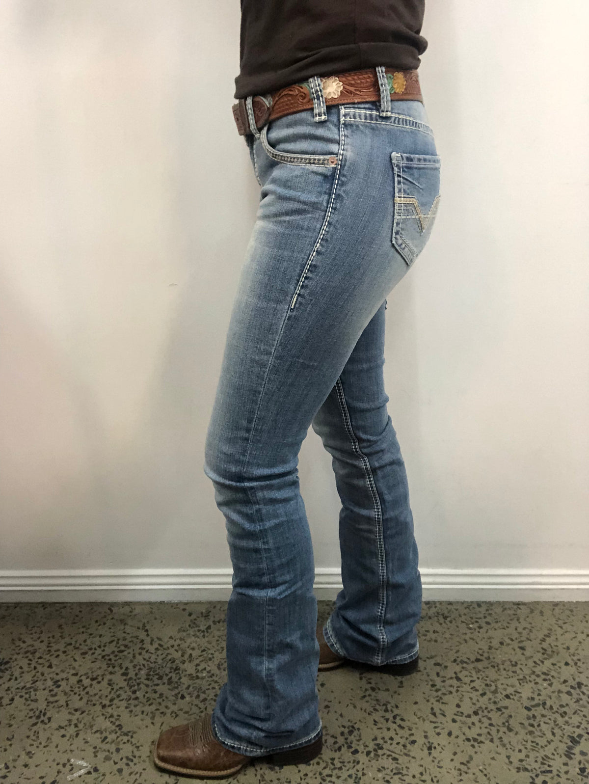 Rock & Roll Cowgirl Jeans - RRWD4RR0XN - Mid Rise Riding Fit