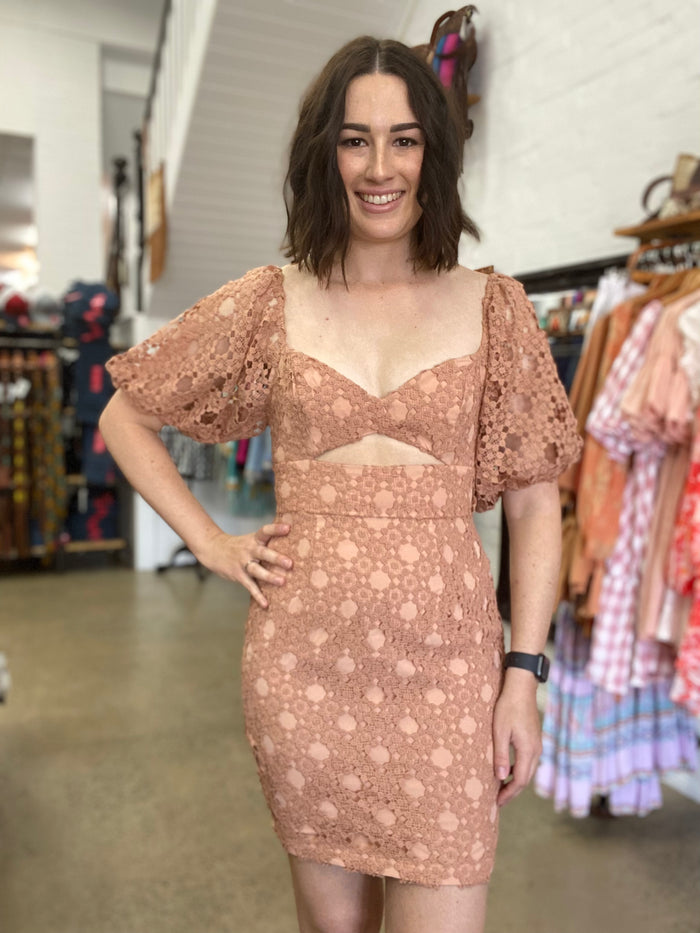 Meg Dress - Mocha