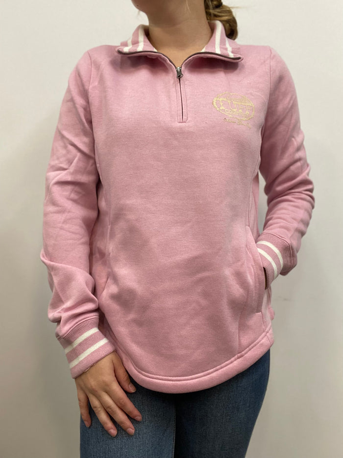 Cowgirl Tuff Jumper - Pink/White Print