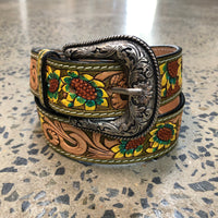 Western Belt - Green Sunflower