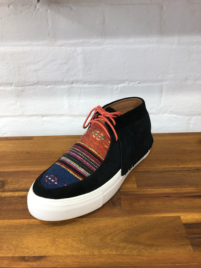 Mia Sneaker - Black/Serape