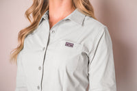 Kimes Ranch Long Sleeved Shirt - Linville Solid Grey