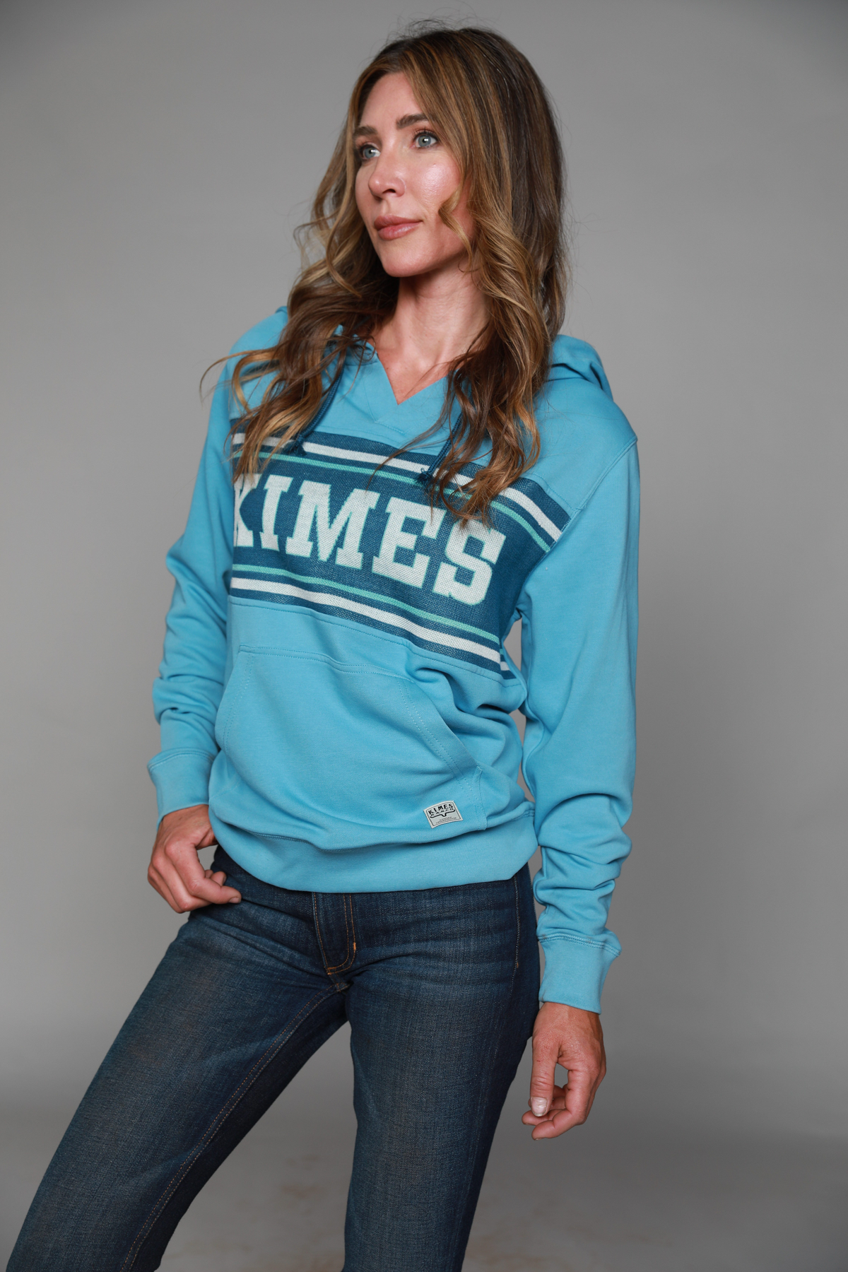 Kimes Ranch Hoodie North Star Turquoise