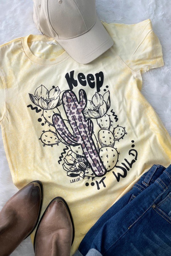Keep It Wild - Bleached Yellow