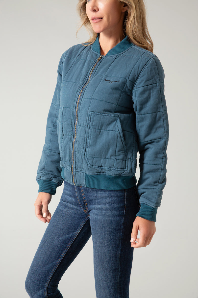 Kimes Ranch Bronc Bomber Jacket - Navy