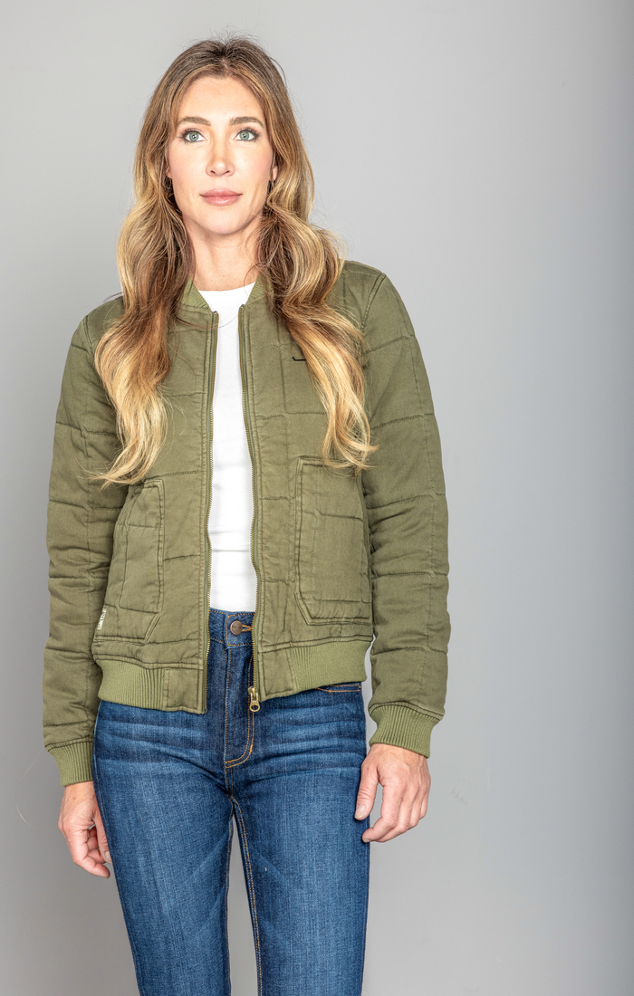 Kimes Ranch Bronc Bomber Jacket - Army