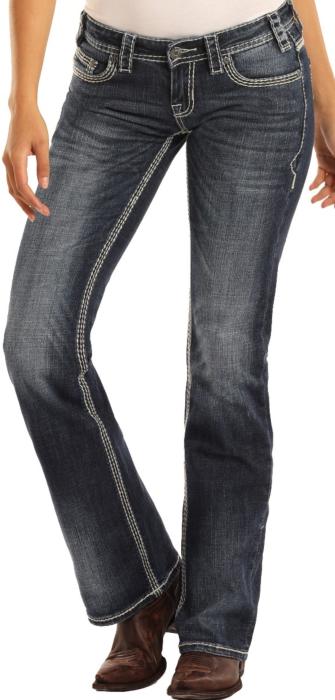 Rock & Roll Cowgirl Jeans - W7-9516 - Low Rise Riding Fit