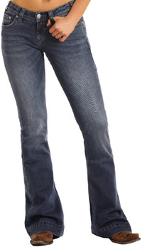 Rock & Roll Cowgirl Jeans - W8-4136 - Trouser
