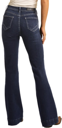 Rock & Roll Cowgirl Jeans - W8H4165 - High Rise Trouser